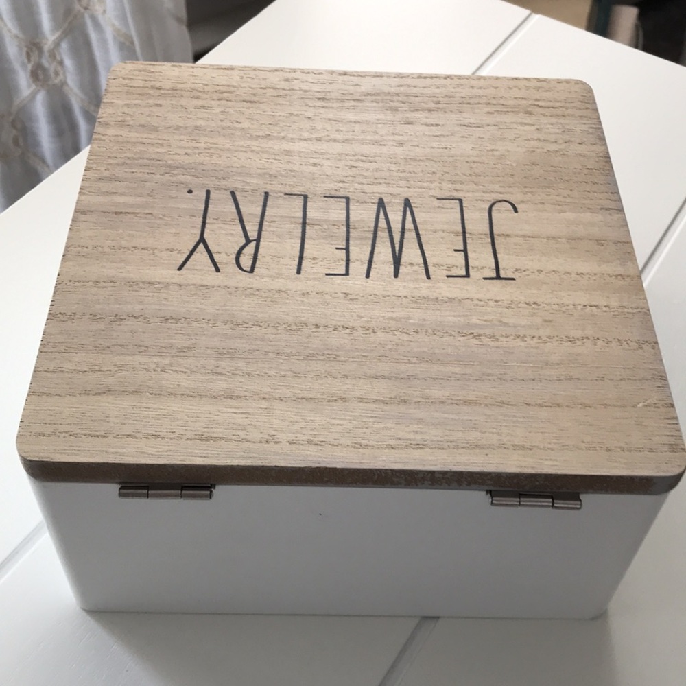 Rae Dunn Wooden Jewelry Box - Picture 5 of 5